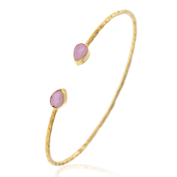 Pulsera Plata Mineral Pulsera Mineral - 6*4mm