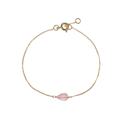 Pulsera Plata Mineral Pulsera Plata Mineral 6*8,5 mm Bañado Oro y Plata Rodiada