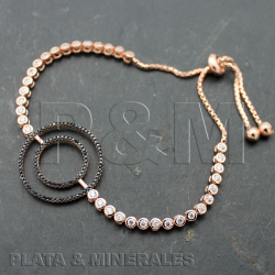 Pulsera Plata Circonita Pulsera Circonita - Circulos