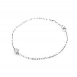 Silver Zircon Bracelets Zirconia Bracelet - 5mm