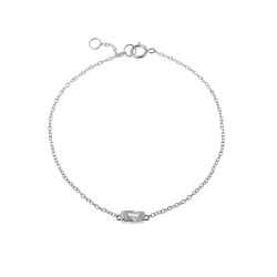 Silver Zircon Bracelets Zirconia Bracelet - 6*3mm