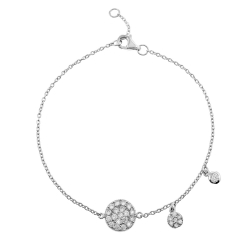 Pulsera Plata Circonita Pulsera Circonita - Circulo 9mm