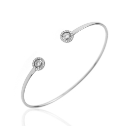 Pulsera Plata Circonita Pulsera Circonita - Circonita Blanca 2mm