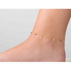 Silver Anklets Silver Anklet  - 4mm Plate