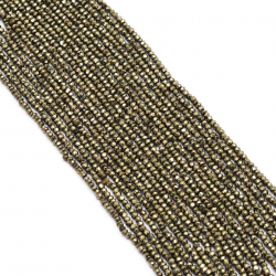 Stone Various String Mineral - 36mm - Pyrite - 2-2.5mm