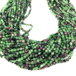 Stone Various String Mineral - 39mm - Ruby Zoisite - 2.5 mm