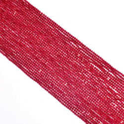 Stone Various Mineral Strip - Ruby Jade - 2 mm - 32 cm