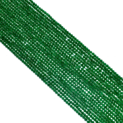 Stone Various Mineral Strip - Green Jade - 2.5 mm - 32 cm