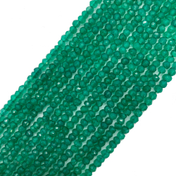 Stone Various Mineral Strip - 3.2mm -  Green Onyx