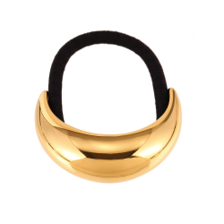 Various Steel Hair rubber band - 49*16 mm - Gold Color