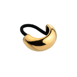 Verschiedenes Minerale Stahl Haargummi - 47*22mm - Farbe Gold