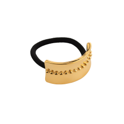 Novedades Goma de pelo - 45*23mm - Color oro