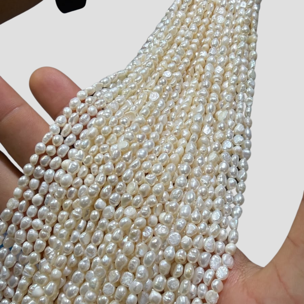 Varios Mineral Mineral de Tira - 34 cm - Perla cultivada - 2*2,5 mm
