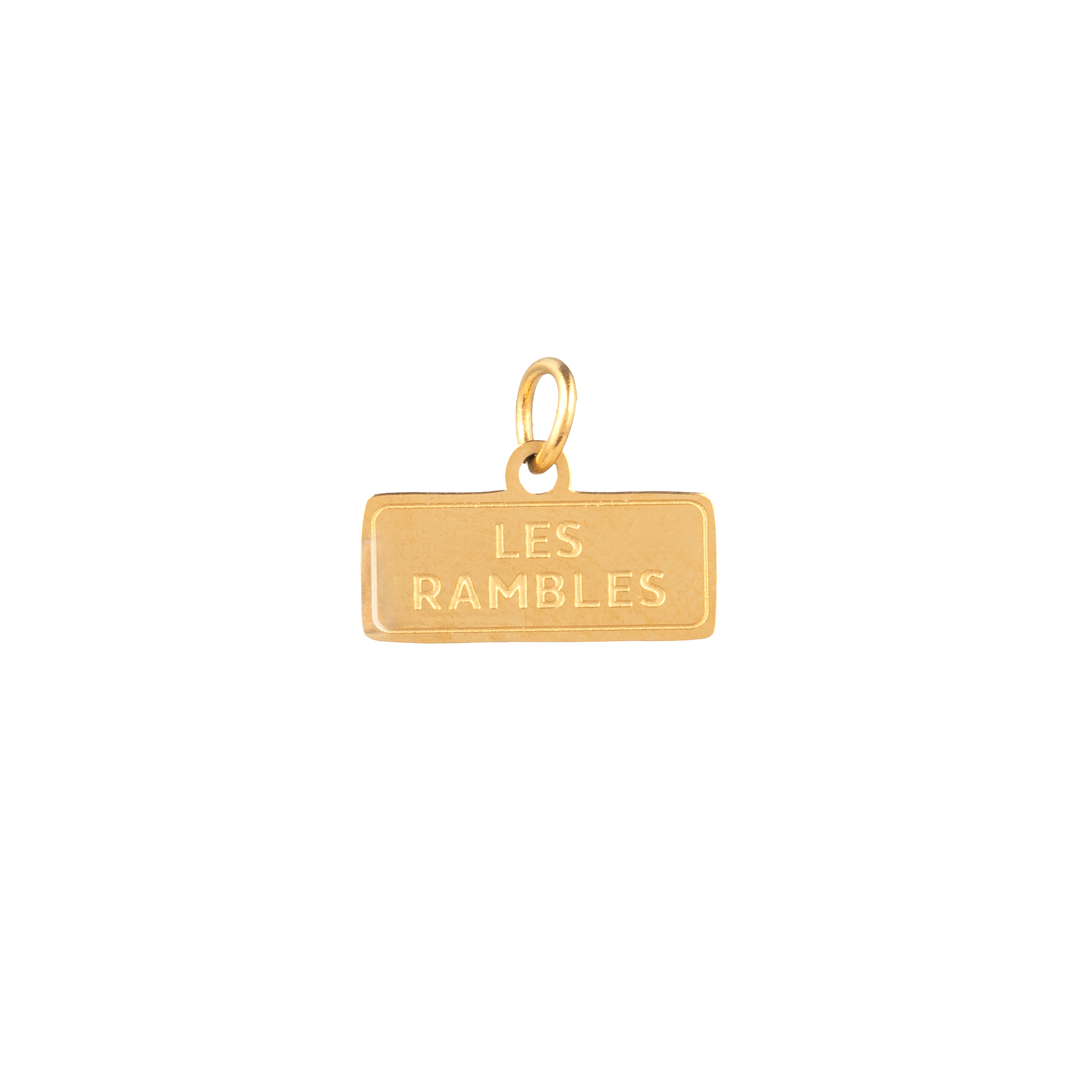Charm Acero Charm Acero - Les Rambles -  15 x 7 mm - Color Oro