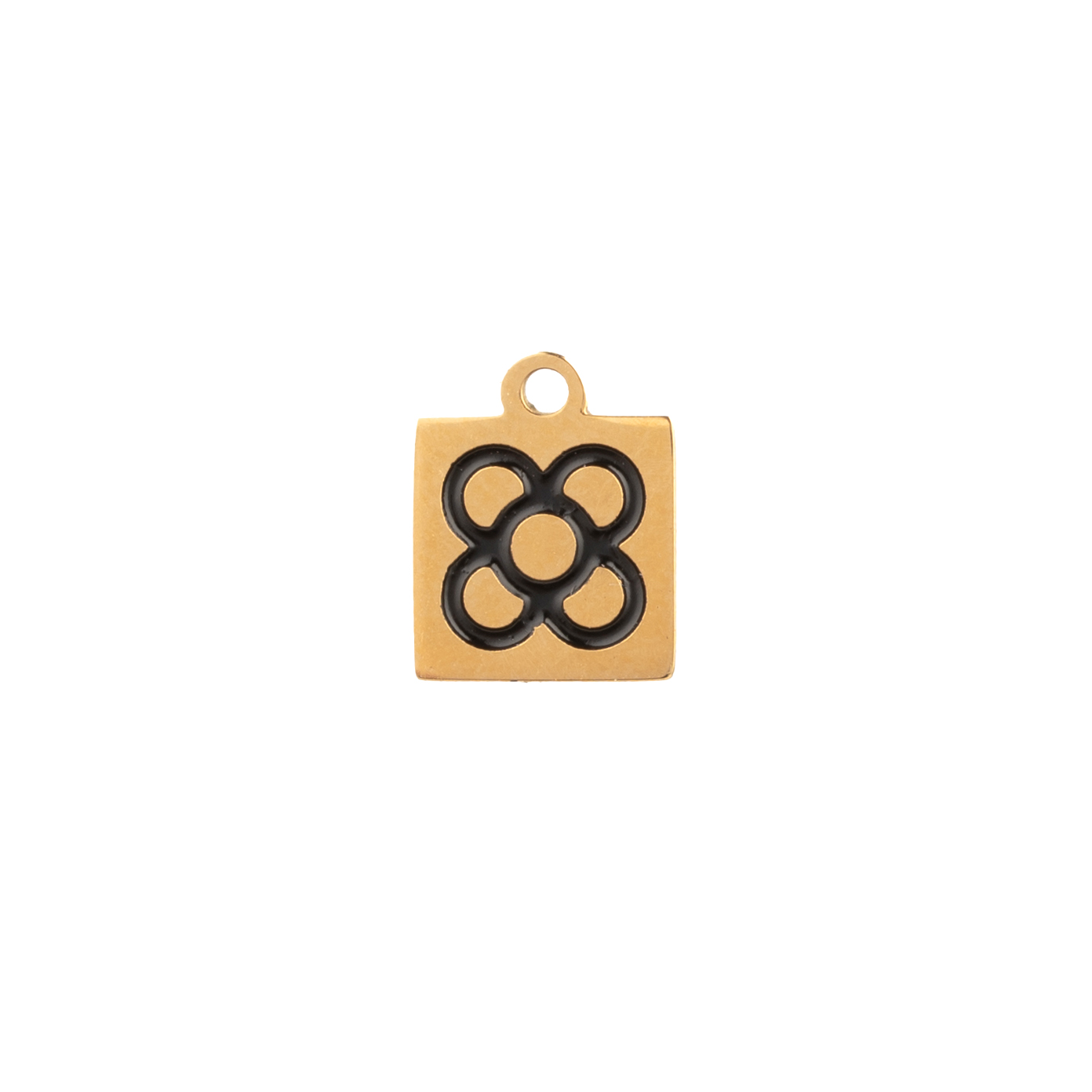 Charm Acero Charm Acero - Panot de Barcelona -  7 mm - Color Oro y Color Acero