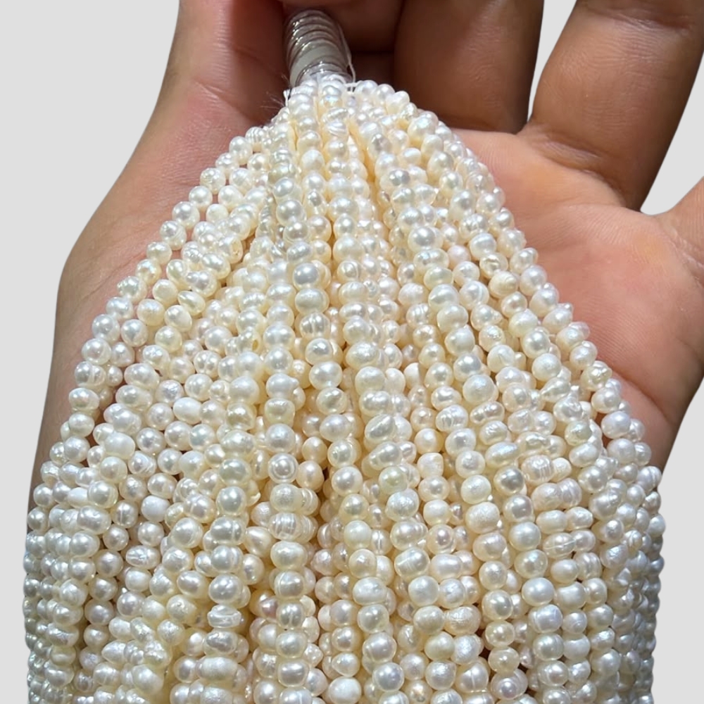 Varios Mineral Mineral de Tira - 35 cm - Perla cultivada - 3 - 4 mm