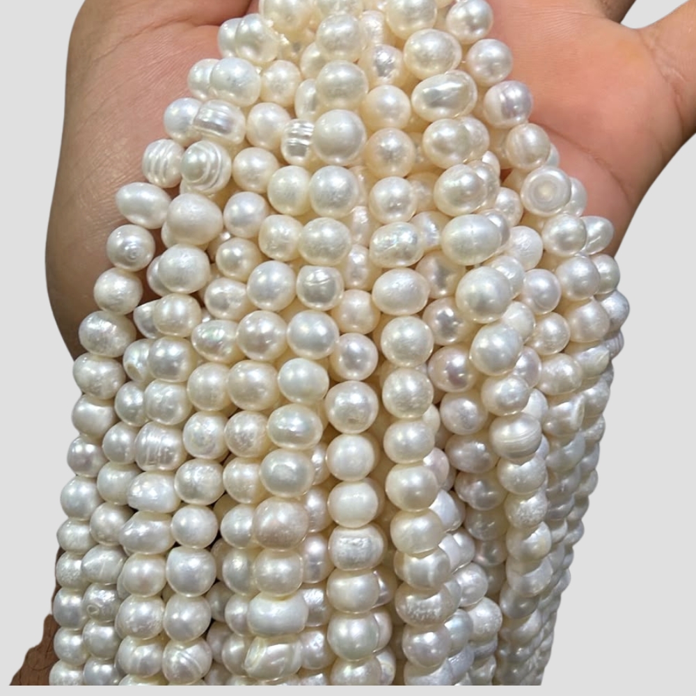 Varios Mineral Mineral de Tira - 34 cm - Perla cultivada - 7*8 mm