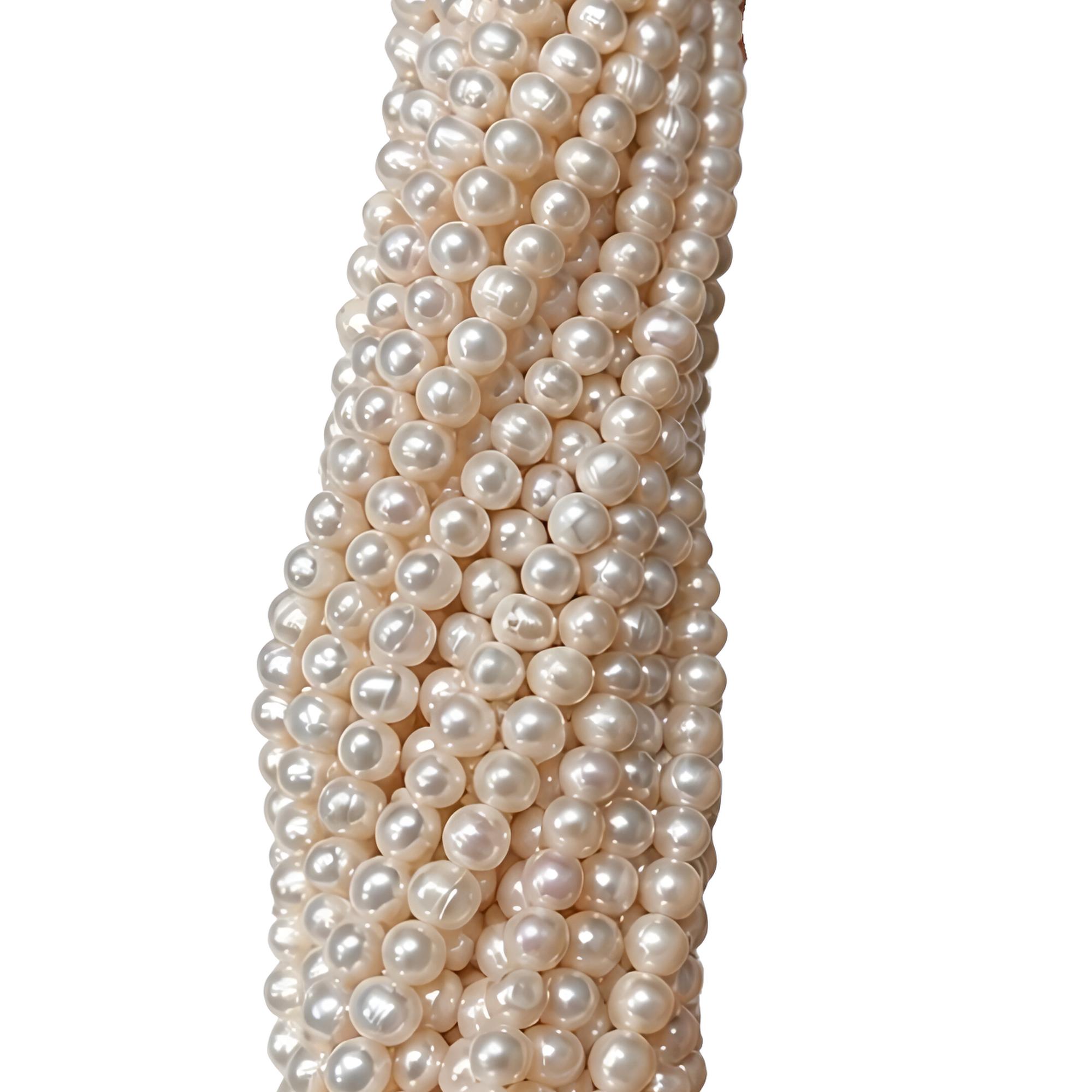 Varios Mineral Mineral de Tira - 33 cm - Perla cultivada - 8*9 mm