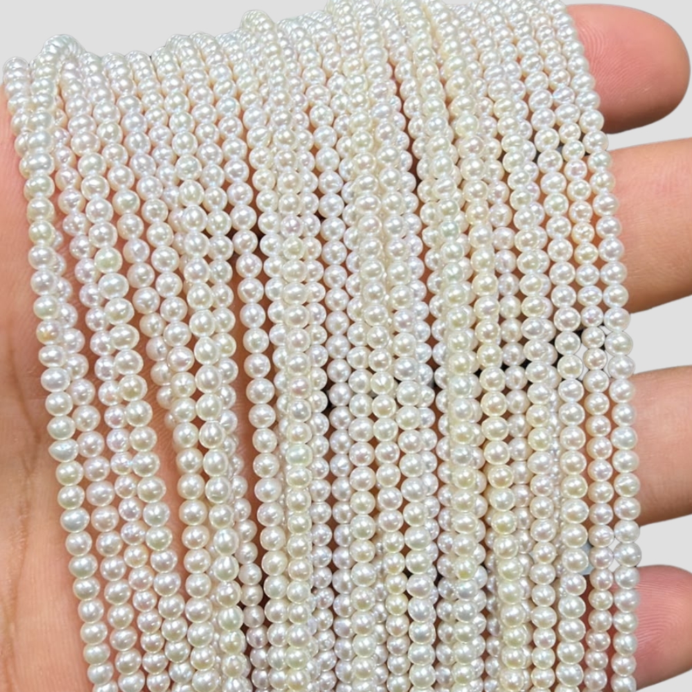 Varios Mineral Mineral de Tira - 34 cm - Perla cultivada - 2*3 mm