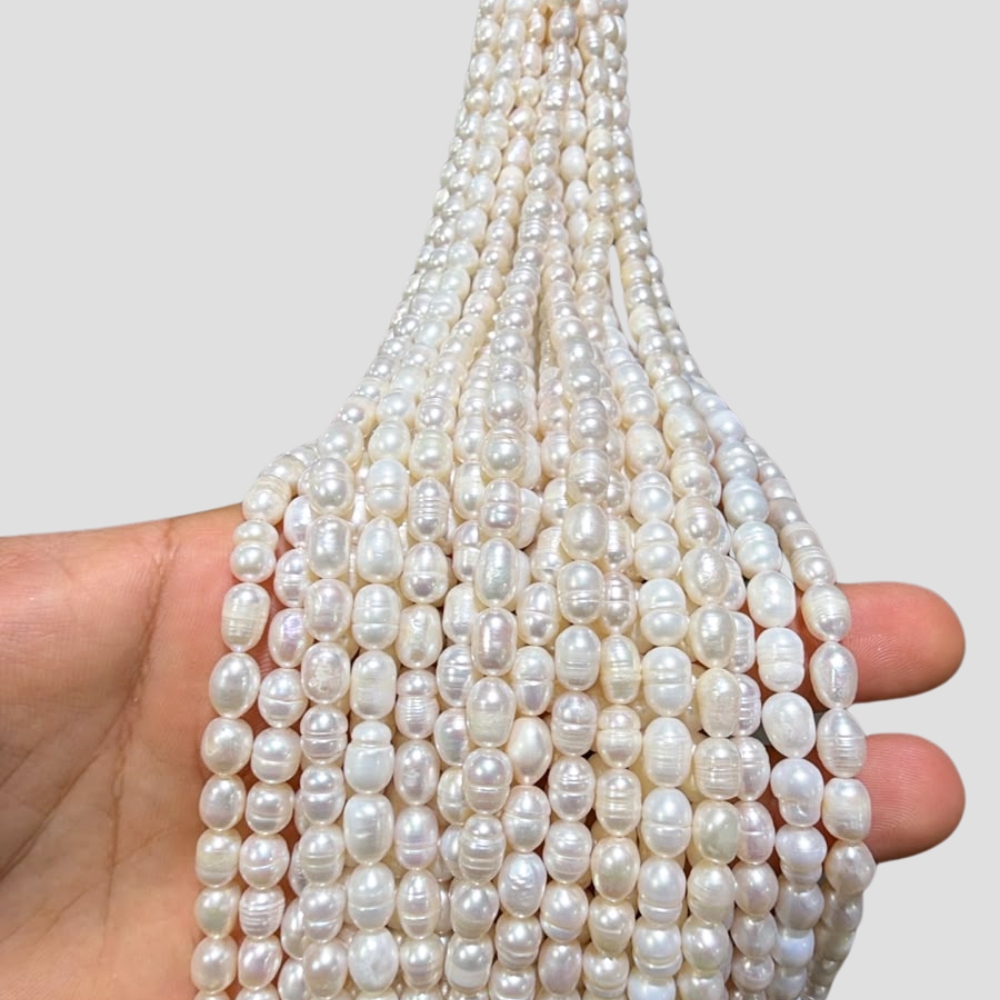Varios Mineral Mineral de Tira - 35 cm - Perla cultivada - 2 - 3 mm