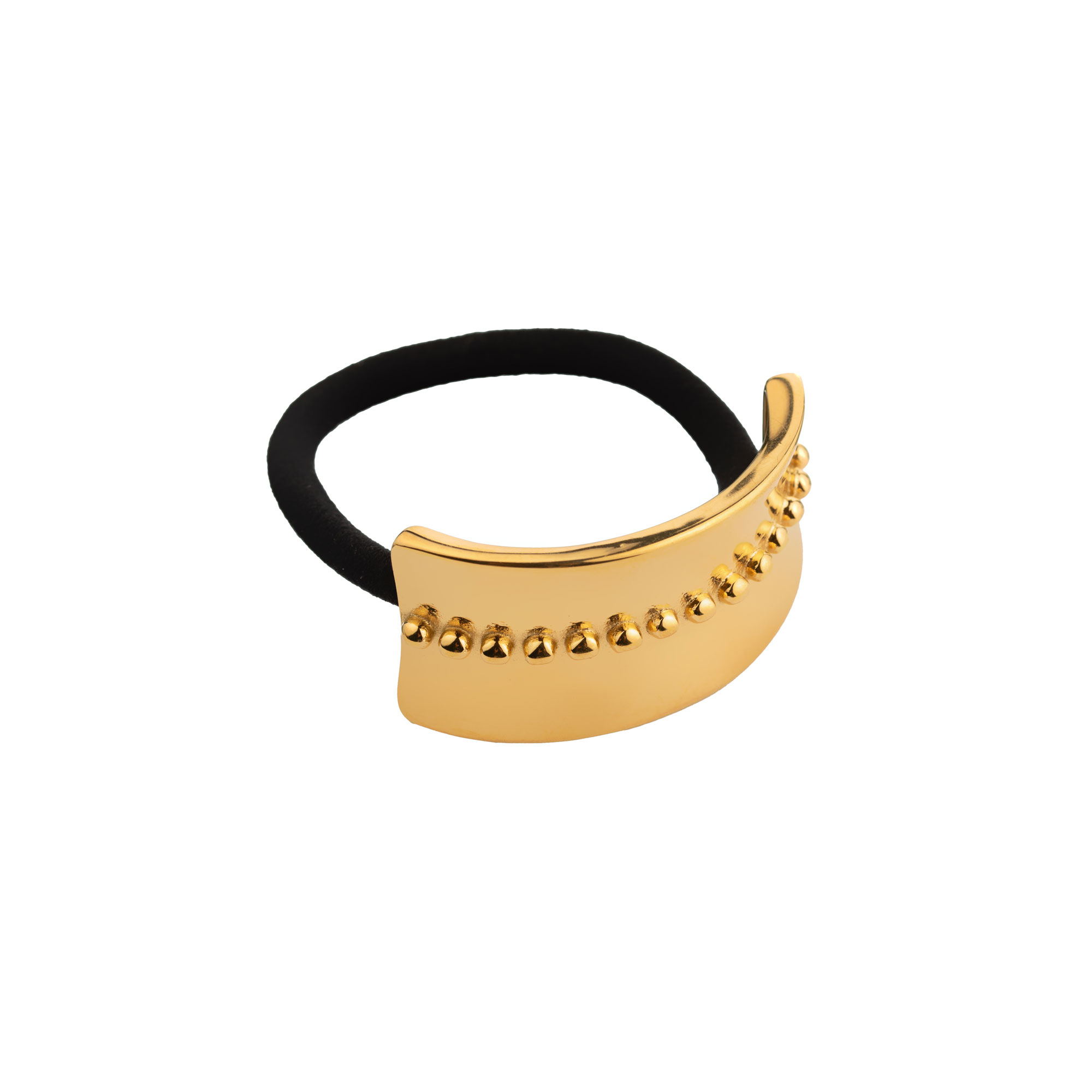 New Arrivals Steel Hair rubber band - 45*23mm - Gold Color